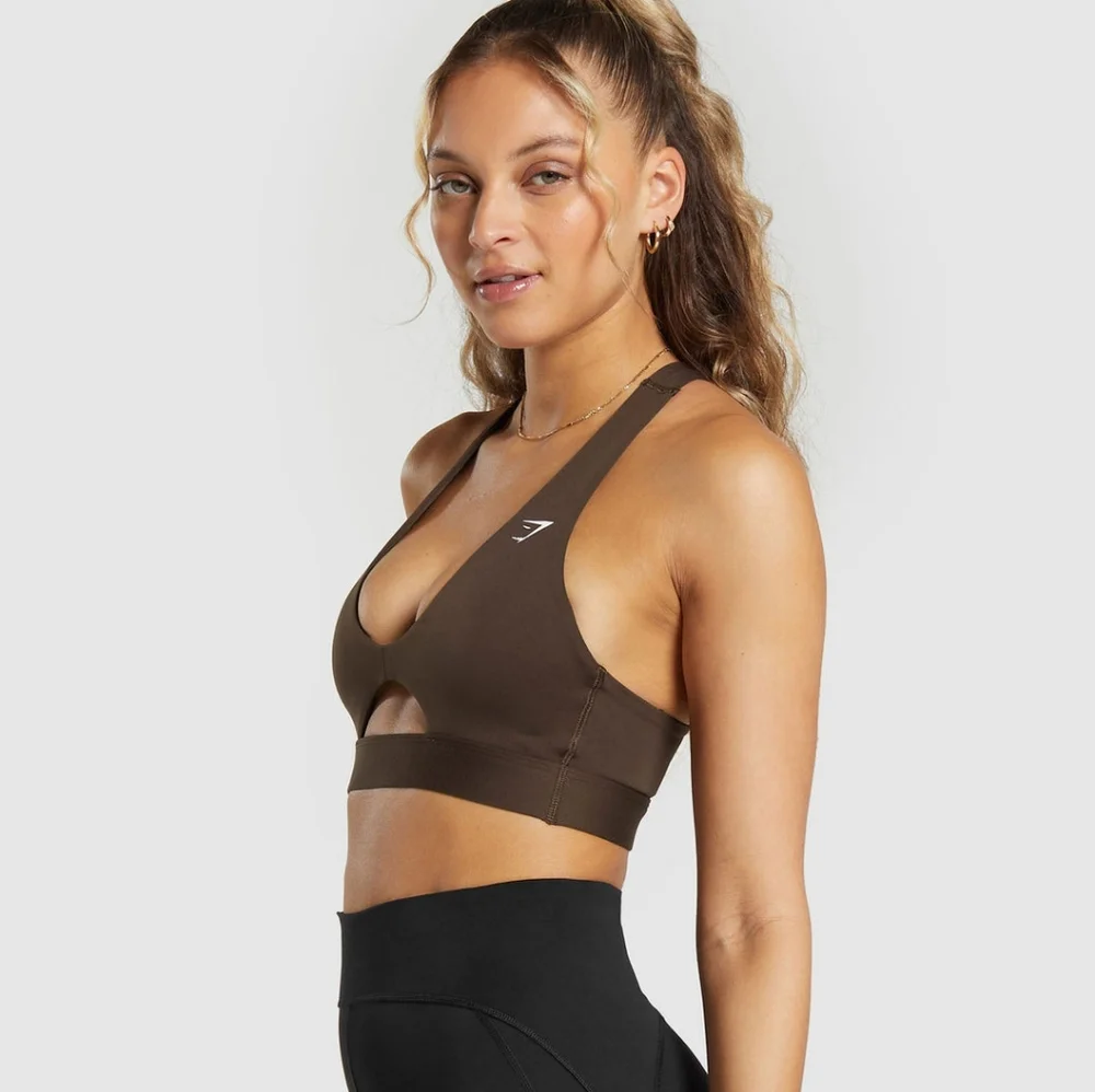 Gymshark Peek A Boo Sports Bra Size XL Blue NWT in packaging_3